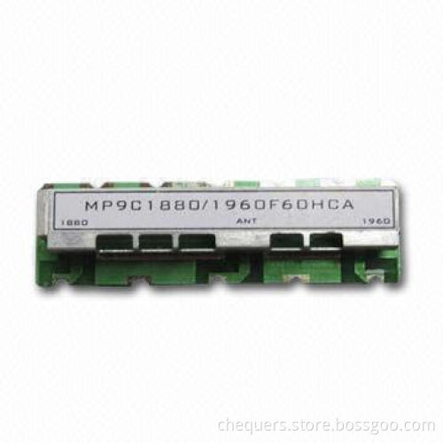 Mono Block Dielectric Ceramic Duplexer with Low Insertion Loss